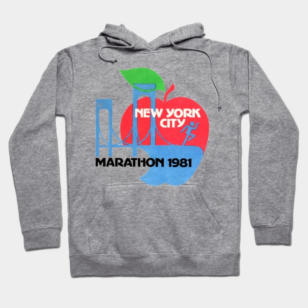 1981 New York Marathon Hoodie by Meat Beat